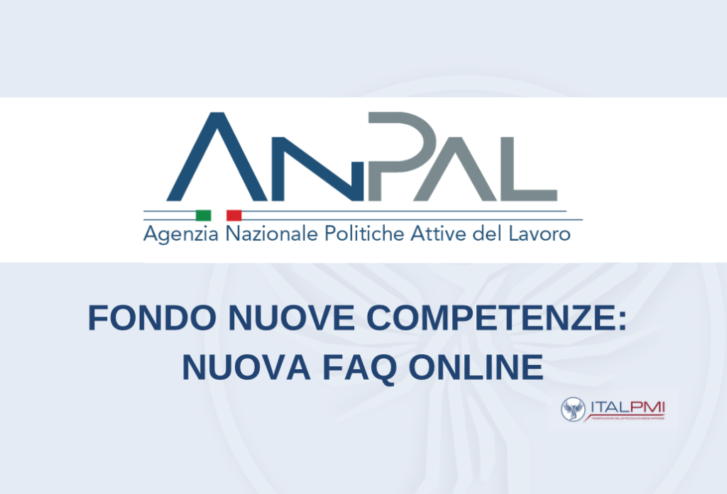 Fondo Nuove Competenze: nuova FAQ online