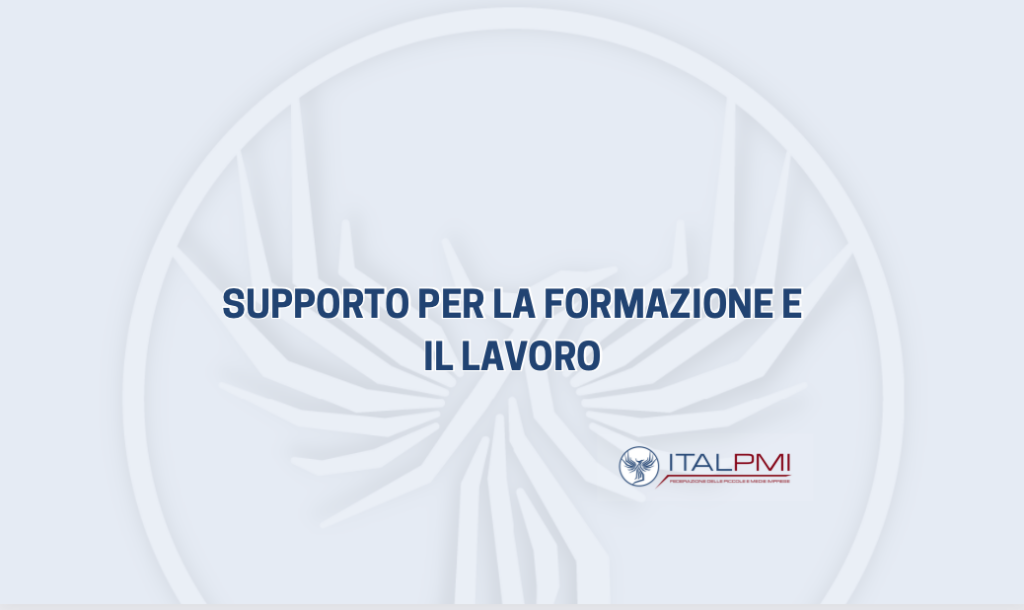 Supporto per la formazione e il lavoro