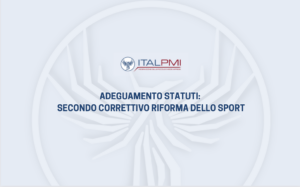 Adeguamento statuti: secondo correttivo Riforma dello Sport