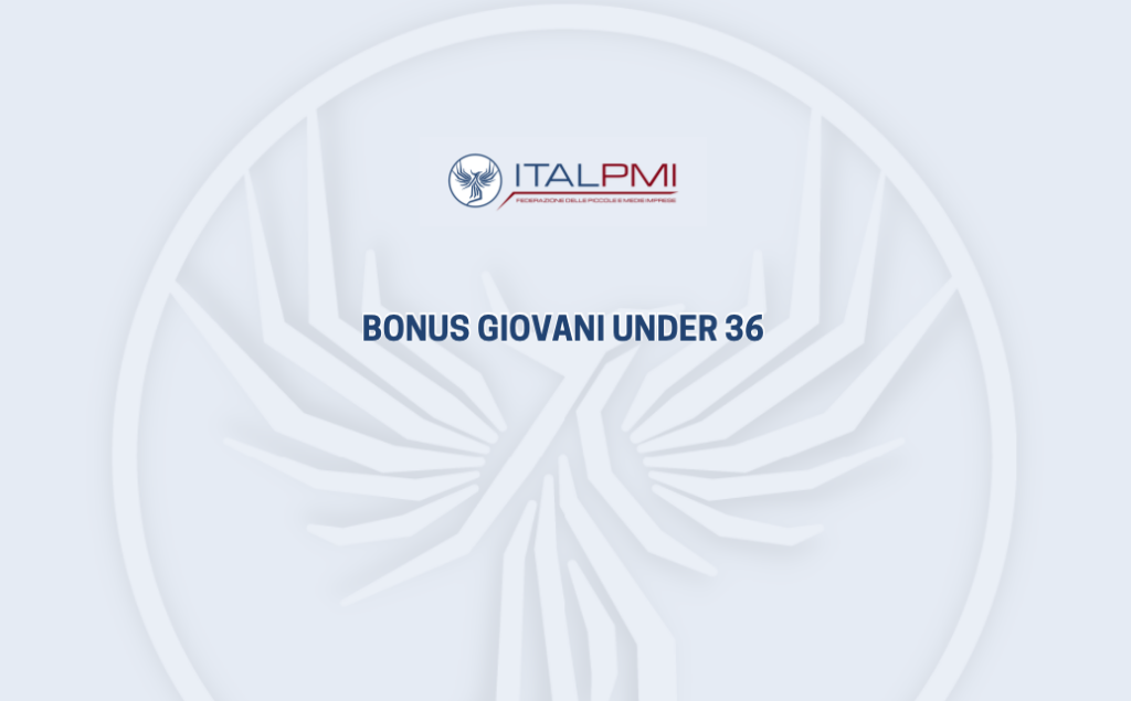 Bonus giovani under 36