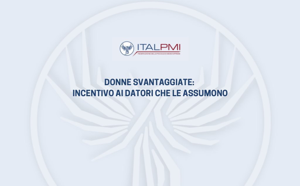 Donne svantaggiate: incentivo ai datori che le assumono